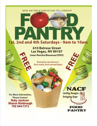 Food Pantry New Antioch Christian Fellowship